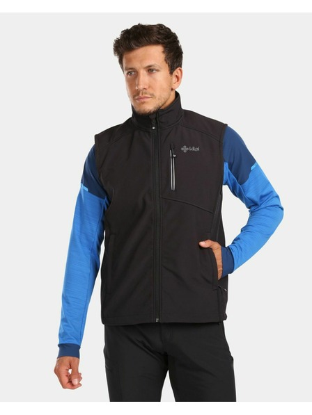 Kilpi Muški softshell prsluk Kilpi SOIL-M Black