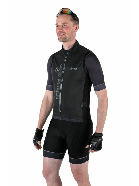 Kilpi Muški biciklistički prsluk Kilpi FLOW-M Crni