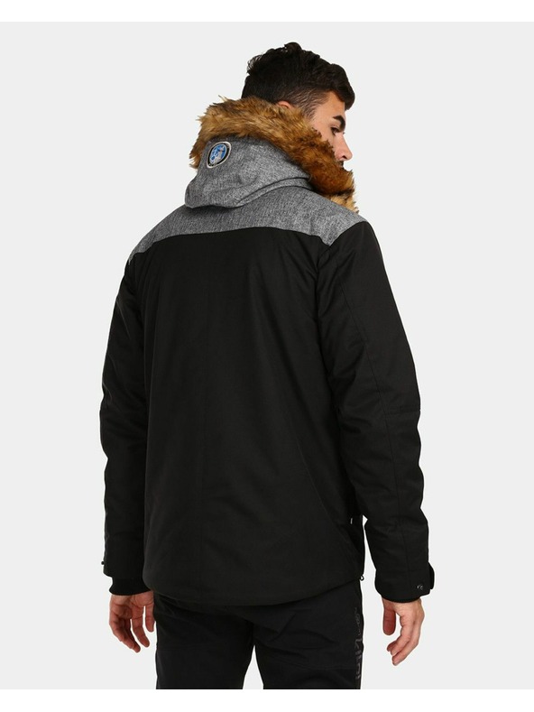 Kilpi Muška zimska zatoplena jakna Kilpi ALPHA-M Crna
