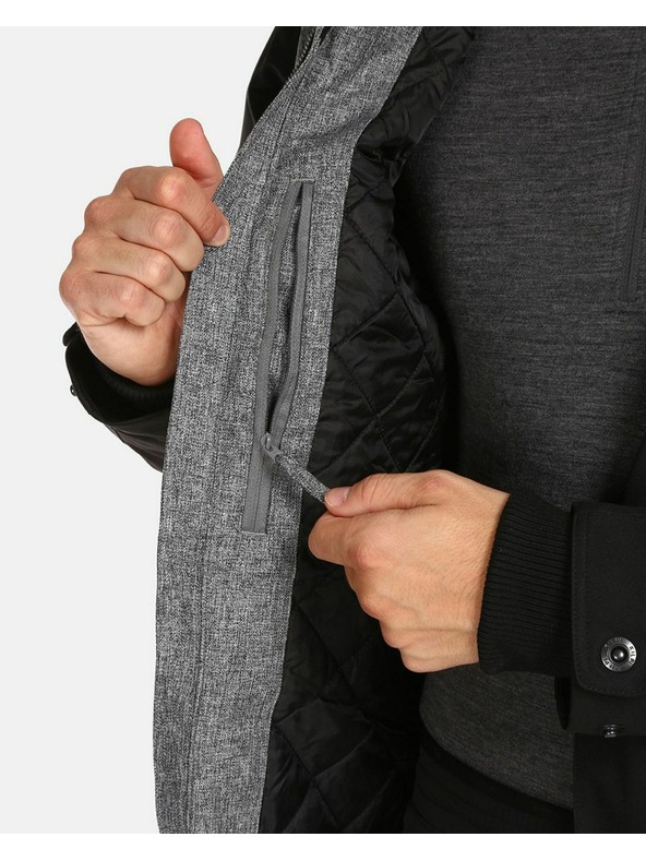 Kilpi Muška zimska zatoplena jakna Kilpi ALPHA-M Crna