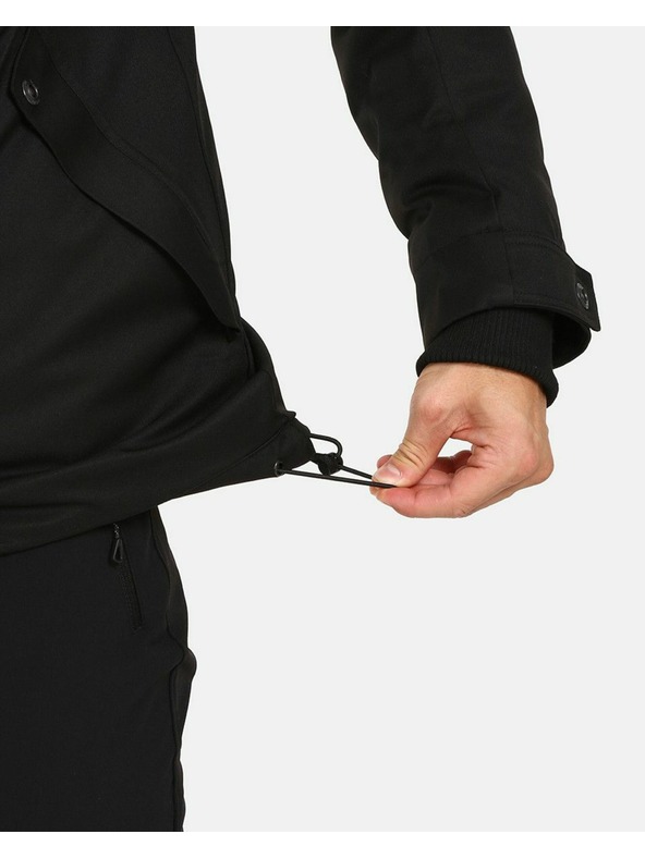 Kilpi Muška zimska zatoplena jakna Kilpi ALPHA-M Crna