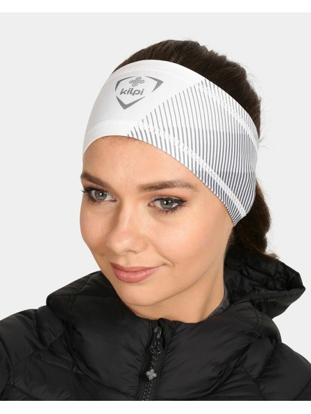 Kilpi Unisex trčanska traka za glavu Kilpi BRILLIANS-U Bijela