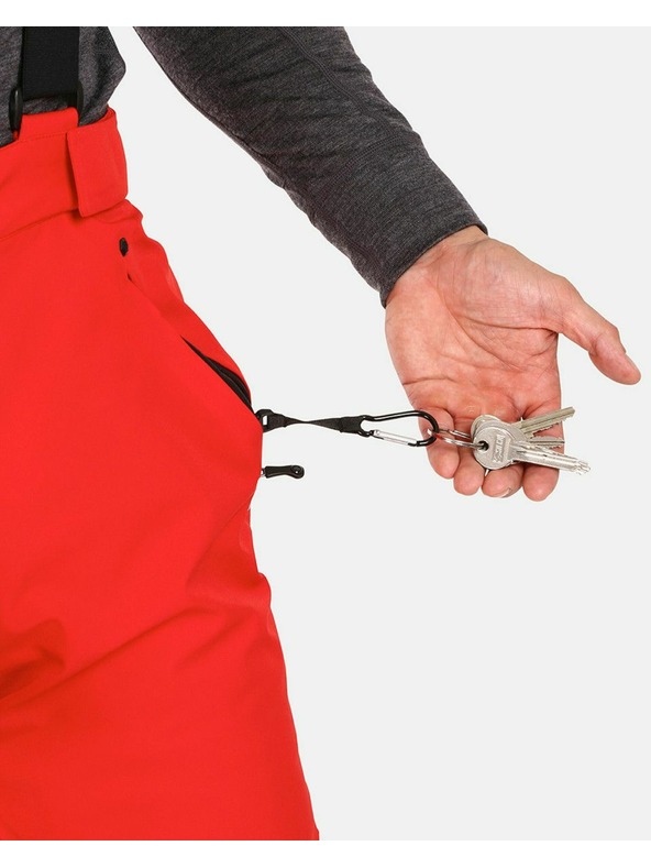 Kilpi Muške skijaške hlače Kilpi METHONE-M Crvena