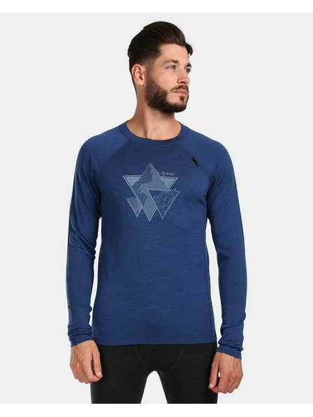Kilpi Muško termodonje rublje s dugim rukavima Kilpi MAVORA TOP-M Tamkoplava