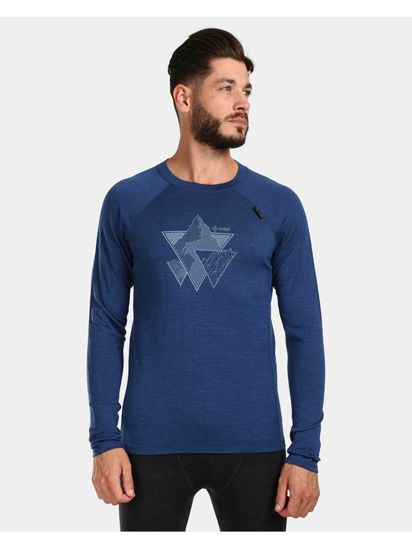 Kilpi Muško termodonje rublje s dugim rukavima Kilpi MAVORA TOP-M Tamkoplava