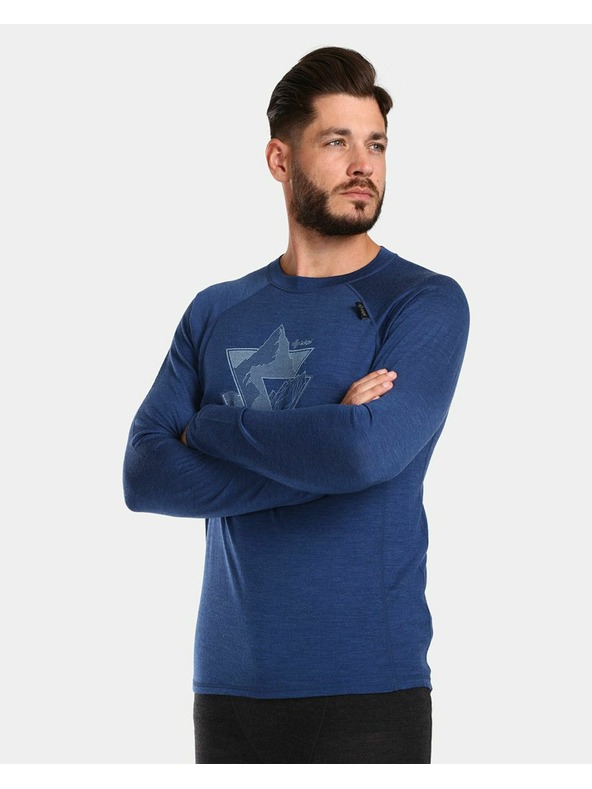 Kilpi Muško termodonje rublje s dugim rukavima Kilpi MAVORA TOP-M Tamkoplava