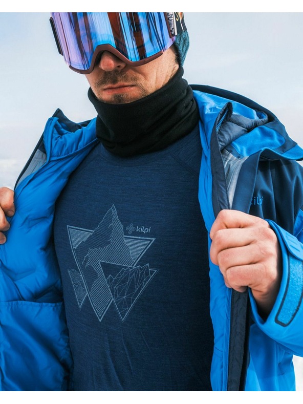 Kilpi Muško termodonje rublje s dugim rukavima Kilpi MAVORA TOP-M Tamkoplava