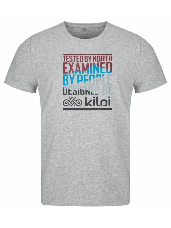 Kilpi Muška pamučna majica Kilpi TYPON-M Svijetlosiva