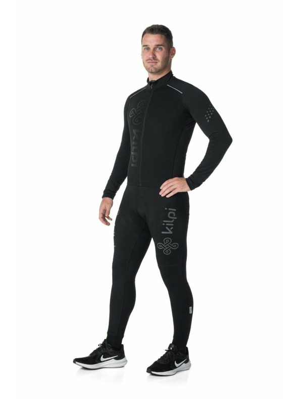 Kilpi Muški biciklistički dres dugih rukava Kilpi CAMPOS-M Crna