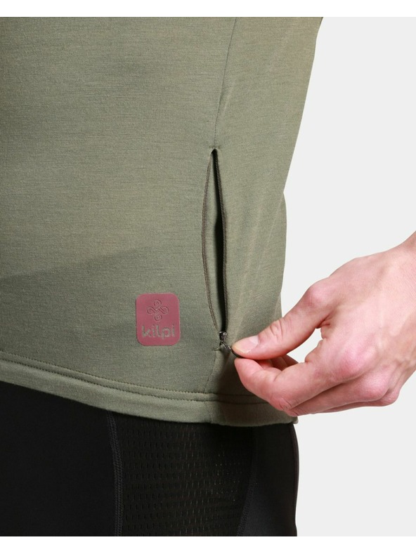 Kilpi Muški biciklistički dres s merinskom vunom Kilpi PETRANA-M Khaki