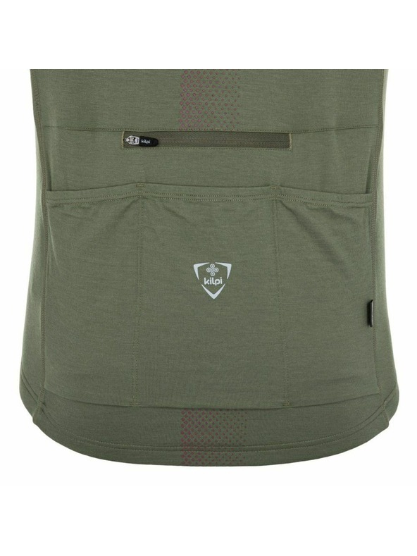 Kilpi Muški biciklistički dres s merinskom vunom Kilpi PETRANA-M Khaki
