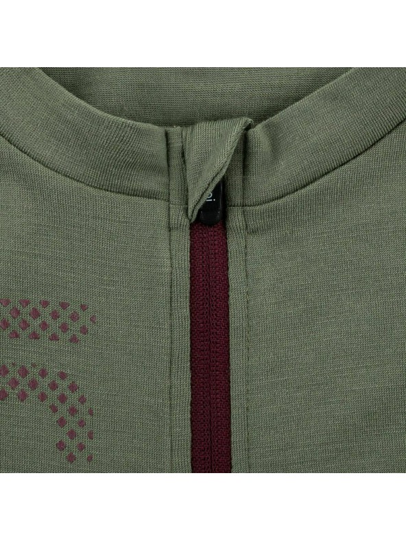 Kilpi Muški biciklistički dres s merinskom vunom Kilpi PETRANA-M Khaki