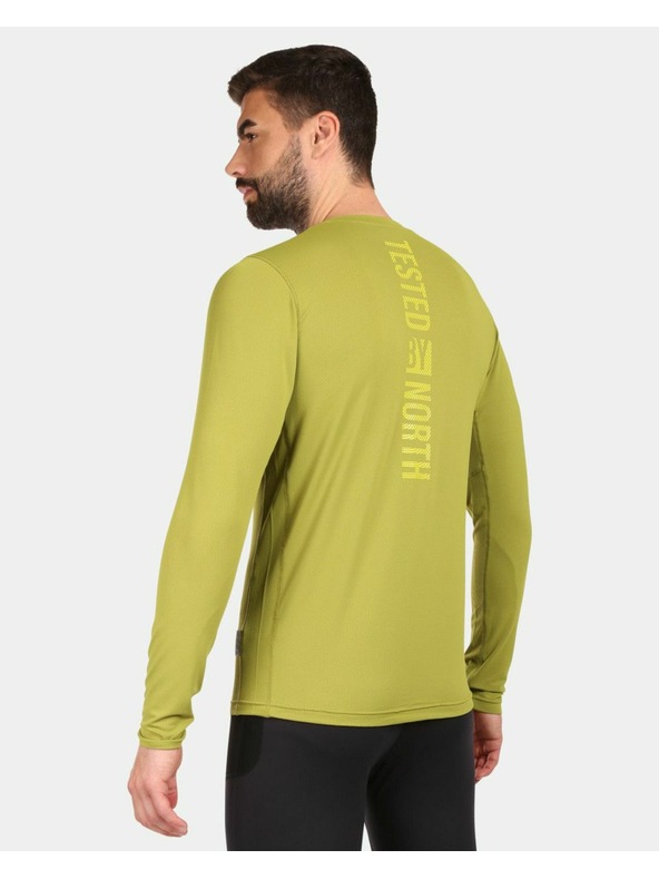 Kilpi Kilpi SPOLETO-M zelena funkcionalna majica dugih rukava za muškarce