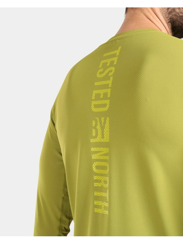 Kilpi Kilpi SPOLETO-M zelena funkcionalna majica dugih rukava za muškarce