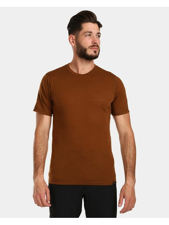 Kilpi Muška majica od merino vune Kilpi SLOPER-M Smeđa