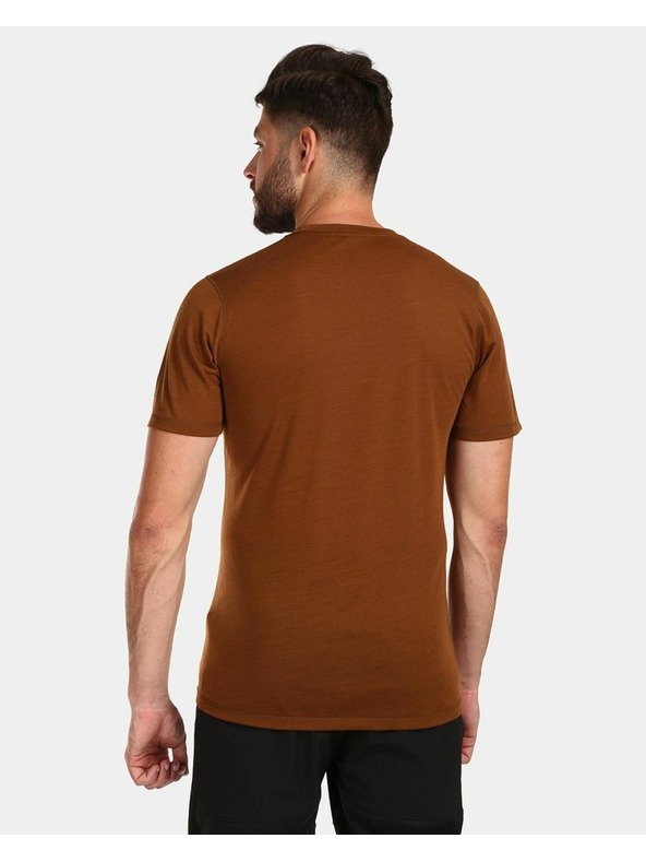 Kilpi Muška majica od merino vune Kilpi SLOPER-M Smeđa