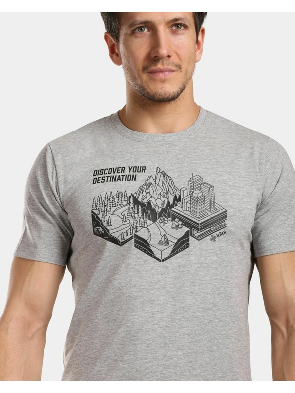 Kilpi Muška funkcionalna majica Kilpi GAROVE-M Svijetlo siva