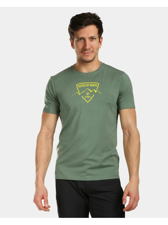 Kilpi Kilpi GAROVE-M kaki muška funkcionalna majica kratkih rukava