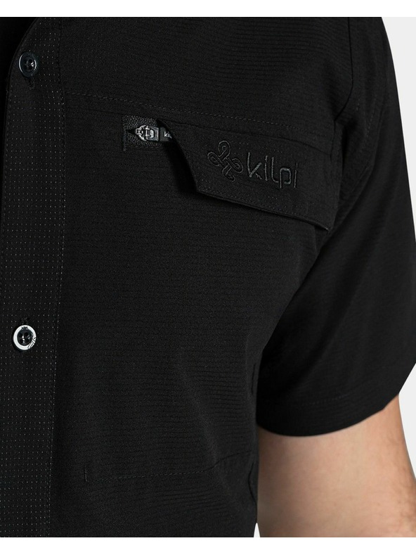 Kilpi Muška outdoor košulja Kilpi BOMBAY-M Crna