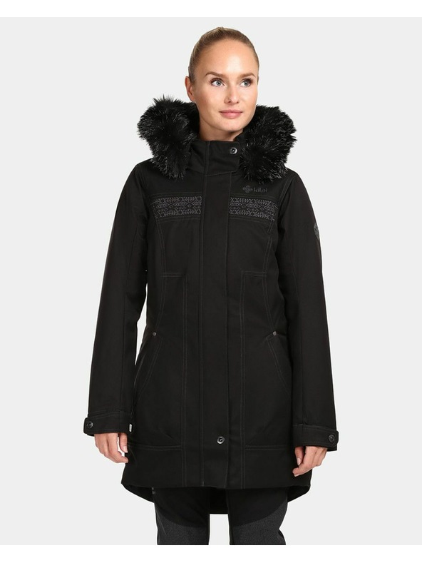 Kilpi Ženski zimski kaput Kilpi PERU-W Black