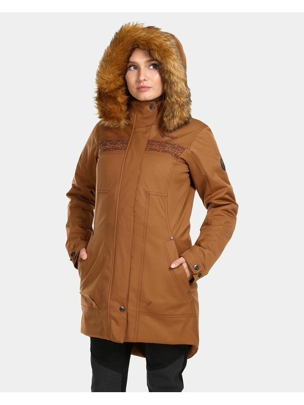 Kilpi Ženski zimski kaput Kilpi PERU-W Smeđa