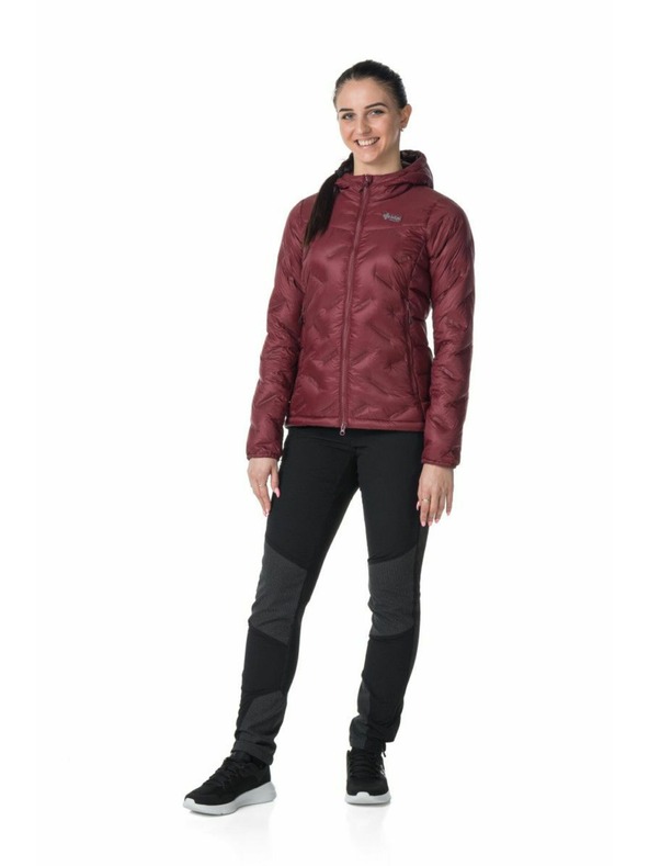 Kilpi Ženska pernata jakna Kilpi ALBERTA-W Tamno crvena
