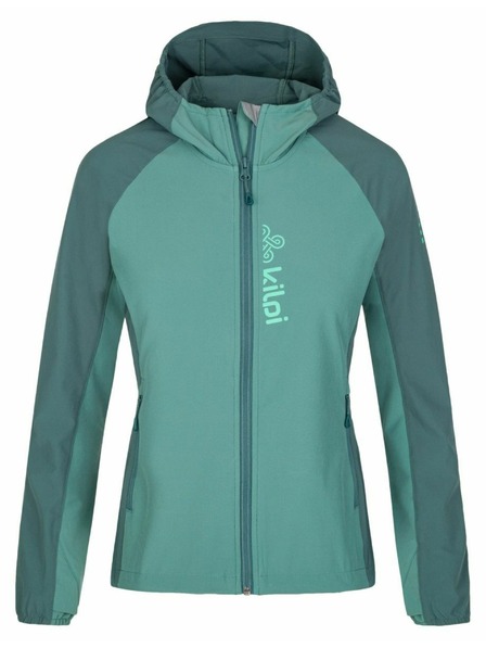 Kilpi Ženska softshell trkaća jakna Kilpi BALANS-W Tamno zelena