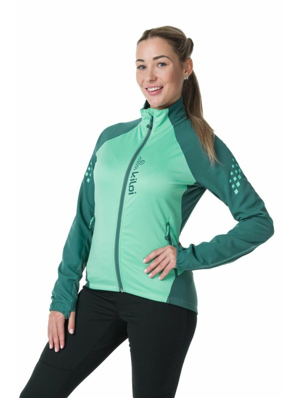Kilpi Ženska trkaća jakna Kilpi NORDIM-W Tamno zelena