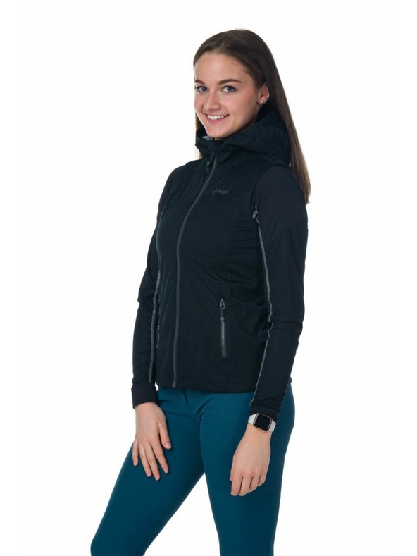 Kilpi Ženska softshell prsluk Kilpi MONILEA-W Crna