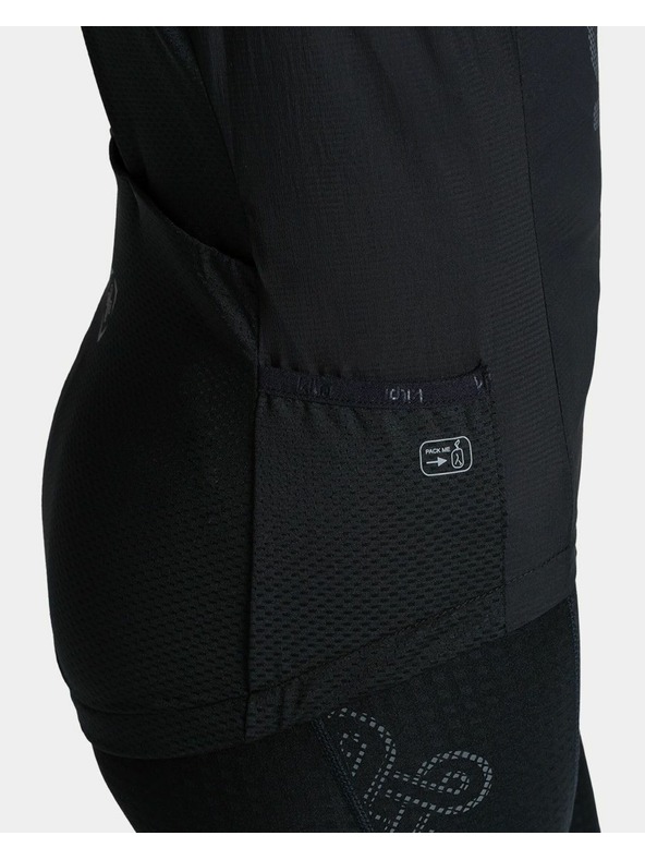 Kilpi Ženska vjetrootporna prsluk Kilpi FLOW-W Crna