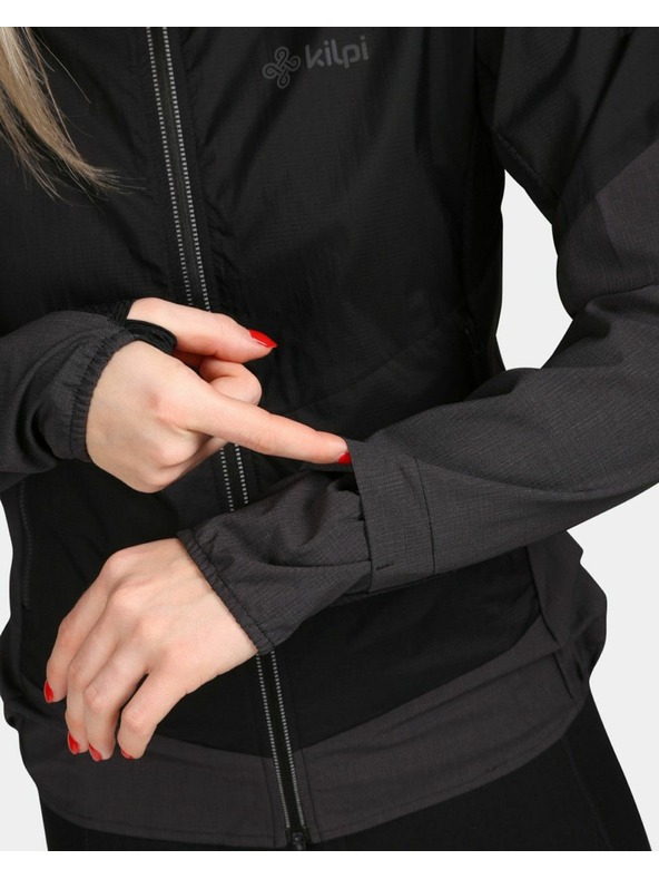 Kilpi Ženska vjetrootporna jakna Kilpi RAYEN-W Crna