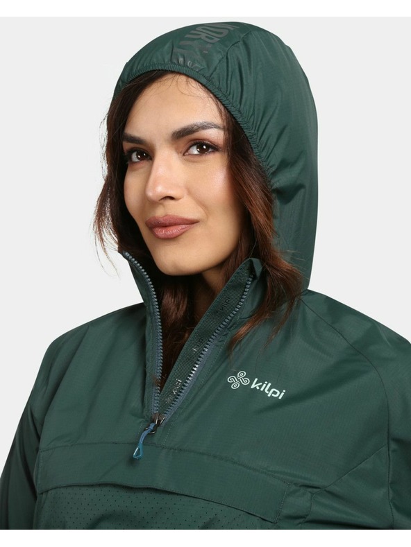 Kilpi Ženska ultralagana jakna za trčanje Kilpi ANORI-W Tamno zelena