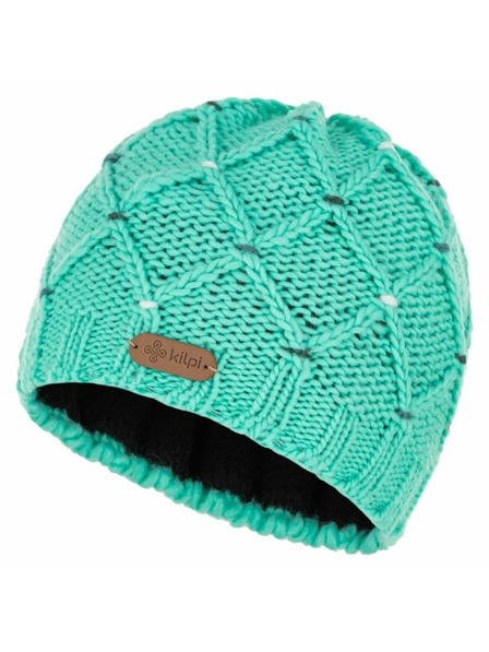 Kilpi Ženska zimska kapa Kilpi CROCHY-W Tirkizna