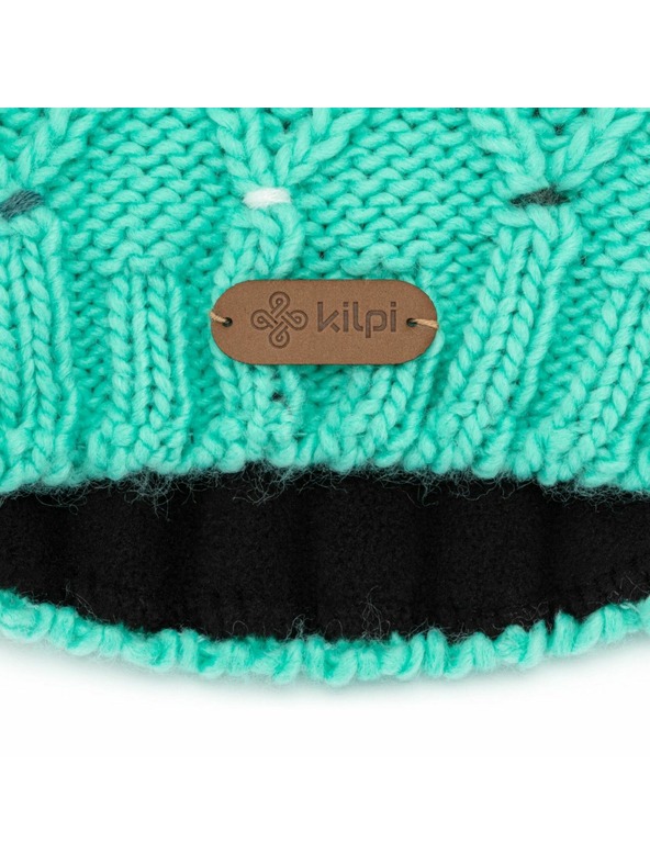 Kilpi Ženska zimska kapa Kilpi CROCHY-W Tirkizna
