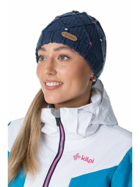 Kilpi Ženska zimska kapa Kilpi CROCHY-W Tirkizna