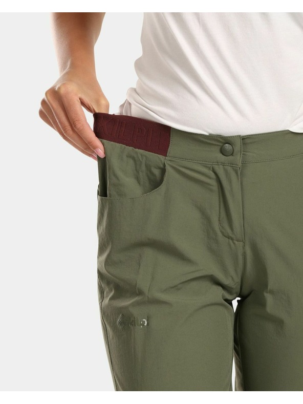 Kilpi Ženske outdoor 3/4 hlačice Kilpi MEEDIN-W Kaki