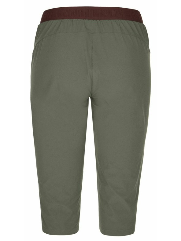 Kilpi Ženske outdoor 3/4 hlačice Kilpi MEEDIN-W Kaki