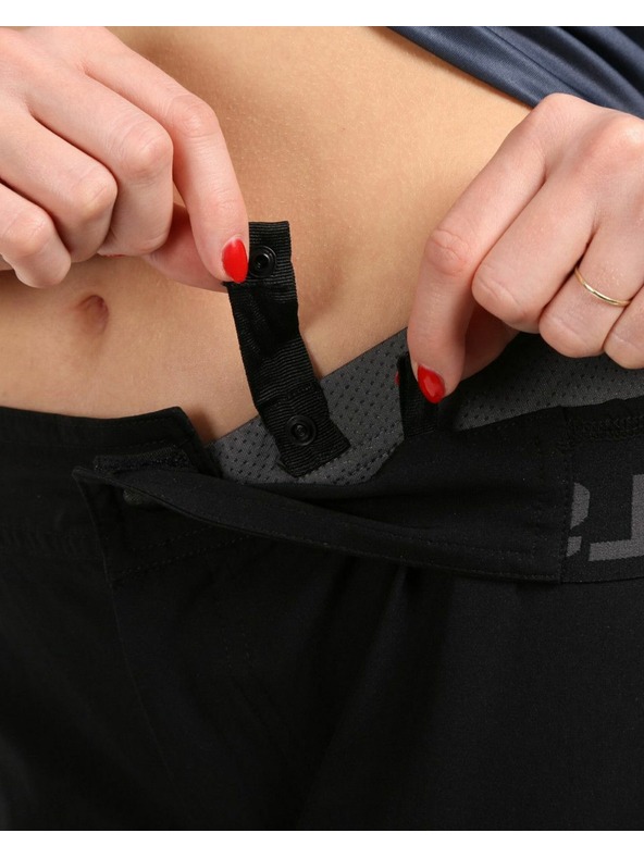 Kilpi Ženske biciklističke kratke hlačice Kilpi TRACKEE-W Crna