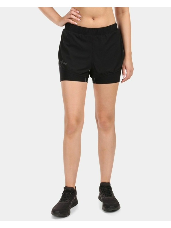 Kilpi Ženske trčeće kratke hlačice Kilpi BERGEN-W Crna