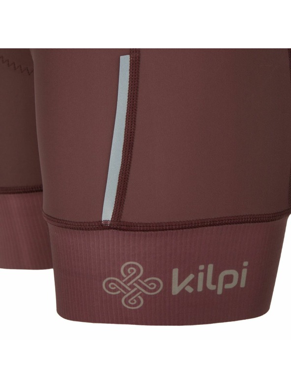 Kilpi Ženske biciklističke kratke hlačice Kilpi PRESSURE-W Tamnocrvena