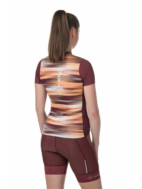 Kilpi Ženske biciklističke kratke hlačice Kilpi PRESSURE-W Tamnocrvena