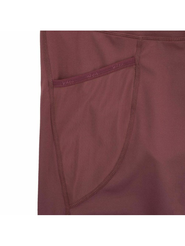 Kilpi Ženske 3/4 fitness legice Kilpi SOLAS-W Tamno crvena