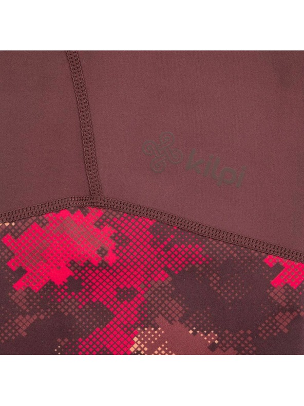 Kilpi Ženske 3/4 fitness legice Kilpi SOLAS-W Tamno crvena