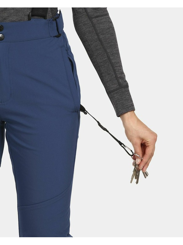 Kilpi Ženske softshell skijaške hlače Kilpi RHEA-W tamnoplave