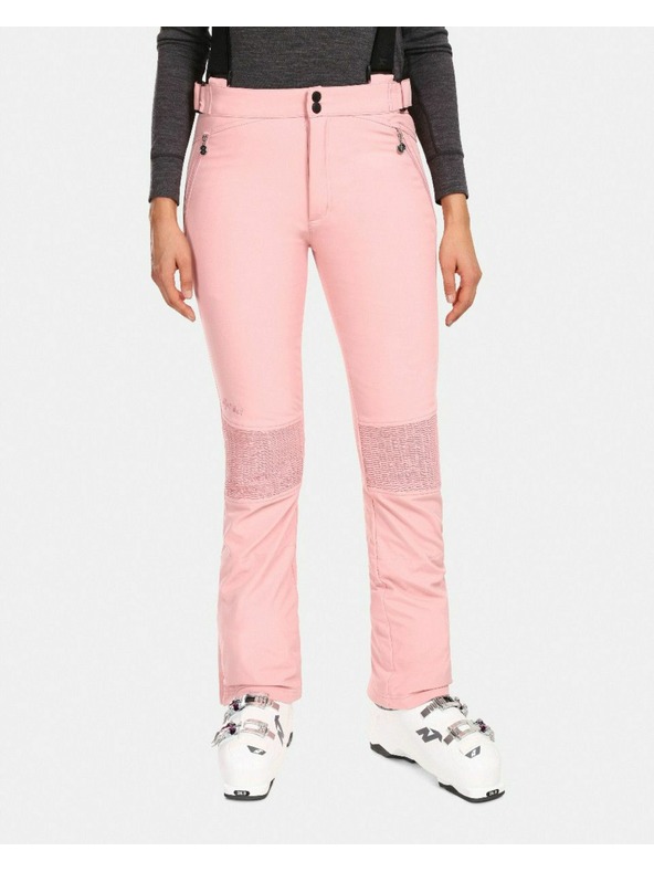 Kilpi Ženske softshell skijaške hlače Kilpi DIONE-W Svijetloružičasta