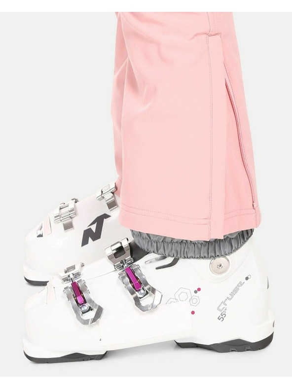 Kilpi Ženske softshell skijaške hlače Kilpi DIONE-W Svijetloružičasta