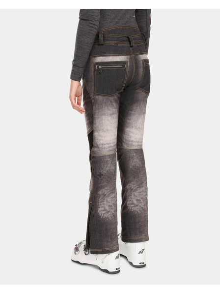 Kilpi Ženske softshell skijaške hlače Kilpi JEANSO-W Crna