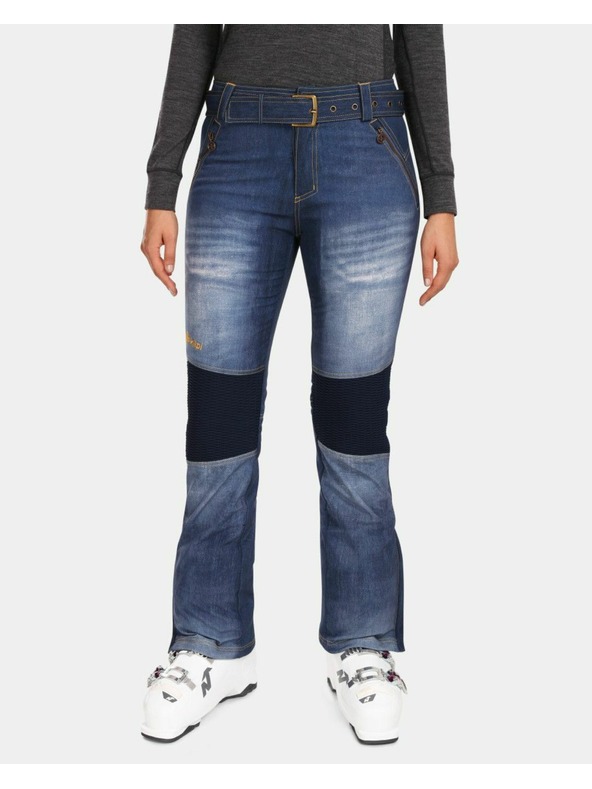 Kilpi Ženske softshell skijaške hlače Kilpi JEANSO-W Tamplavo