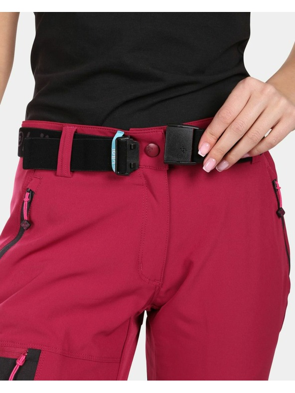 Kilpi Ženske vanjske hlače Kilpi BELVELA-W Tamno crvene