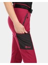 Kilpi Ženske vanjske hlače Kilpi BELVELA-W Tamno crvene
